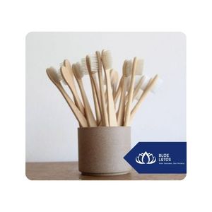 VENTA CALIENTE Cepillo de dientes de bambú para Hotel Viajes y hogar, Cepillo de dientes reutilizable ecológico para una limpieza bucal suave y efectiva, Vietnam - Product Image 1
