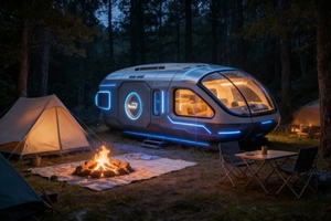 Casa Prefabbricata per Turismo di Lusso, Capsula Spaziale Moderna e Alla Moda, Adatta per Hotel e Ville, Personalizzabile, Casa Mobile - Product Image 3