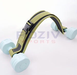 Ceinture de poussée de hanche en néoprène antidérapante avec rembourrage résistant et poids réglables pour haltères, idéale pour la gym, les sports d'été et les activités de plein air. - Product Image 2