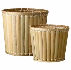 Paniers en rotin élégants et rustiques, parfaits pour l'organisation de la maison et la décoration élégante, solution de rangement minimaliste faite à la main, pratique - Product Image 2