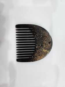 Accesorios para el cabello de cuerno de doble sombra, peines para el cabello, Perla de agua dulce, tocado de diamantes de imitación, cuerno de boda, peine de Color Natural Com - Product Image 4