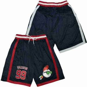 Pantalones cortos de baloncesto para hombre, Shorts de malla transpirable para deportes al aire libre, color negro - Product Image 2