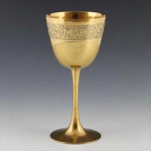 GloriaCalice Sanctified Glory Vintage Vin Calice Orné Religieux En Laiton Gobelet Idéal pour Les Autels D'église Et L'offrande Spirituelle - Product Image 2