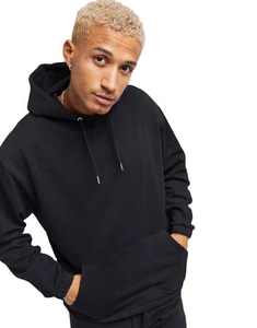New Style Cotton Black <b>Mens</b> Fleece Lined Set <b>Loose</b> Hoodie and Tracksuit <b>Jogger</b> Hoodies Set - Product Image 5