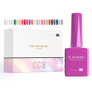 CANNI Nuevo <span class=keywords><strong>Kit</strong></span> de Esmalte de Uñas en Gel CC8 Color Primavera, <span class=keywords><strong>Esmaltes</strong></span> Semipermanentes, 30 Piezas, Arte de Uñas, Esmalte de Uñas Francés, Gel Nude - Product Image 3