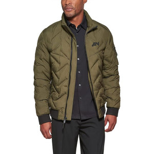 Men's Top-Selling <b>Quilted</b> Bomber Jacket Comfortable Breathable with Stand Collar <b>for</b> Winter Made in Pakistan - Product Image 2