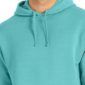 เสื้อฮู้ดผู้ชายแบบสวมใส่สบาย ผลิตจากผ้าฝ้าย 100% น้ำหนัก 240 กรัม ดีไซน์เรียบง่าย เป็นมิตรต่อสิ่งแวดล้อม เหมาะสำหรับฤดูใบไม้ร่วง รุ่นใหม่ล่าสุด - Product Image 6