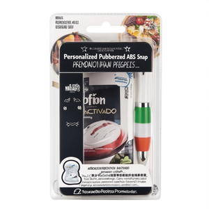 Penna Personalizzata in ABS Gommato con Chiusura a Scatto, Gadget Promozionale - Product Image 3
