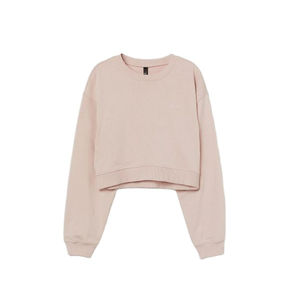 Sudadera Corta de Algodón de Alta Calidad para Mujer, Transpirable, Personalizada, para Gimnasio y Fitness, con Cuello Redondo - Product Image 2