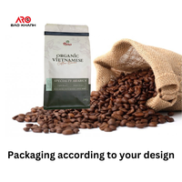 ARABICA Gebrande Koffie Hoge Kwaliteit 0,25Kg Rijke Aroma Met Mango Appel Bessen Fruit Smaak VIETNAM Levering Rechtstreeks Van De Fabriek