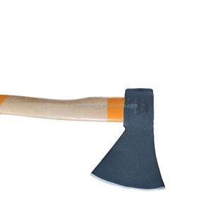 Hache à tête polie brillante et tranchante avec manche en bois lisse pour outils de charpentier - Product Image 2