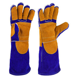 Gants de soudage en cuir OEM les plus vendus avec doublure imperméable, antidérapante et résistante à la chaleur pour la conduite - Product Image 1
