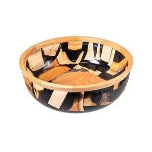 Bol en bois de conception la plus récente pour la nourriture pour la maison et l'hôtel Vaisselle Accessoires de décoration Salade de légumes Bol de service et de mélange - Product Image 6