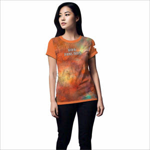 Nuevo diseño de manga corta para mujer, camisetas de algodón hechas a granel para mujer, camisetas en stock para mujer - Product Image 3