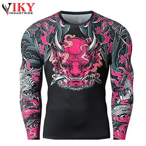 Nouvel ensemble Rashguard + short pour hommes personnalisés pour MMA Fight Wear pour Jiu Jitsu et Grappling - Product Image 5