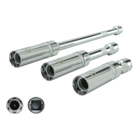 Jeu de douilles à bougie magnétiques à portée étendue, 3 pièces, entraînement 3/8'', pour usage industriel, DIY, OEM, ODM, modèle AS01326, garantie 1 an