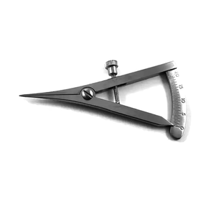 Calibrador Oftálmico Premium de 8.5cm, Instrumentos Quirúrgicos Oftálmicos de Acero Inoxidable, Herramienta de Medición Castroviejo, Reutilizable y de Precisión - Product Image 2