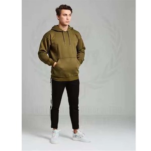 เสื้อมีฮู้ดสวมหัวโอเวอร์ไซส์ผ้าฝ้าย100% ผสมโอเวอร์ไซส์ผ้าฝรั่งเศสเทอร์รี่ผ้าซักหน้าเป็นกรดเนื้อผ้าเทอร์รี่ตกแต่ง3D สำหรับผู้ชาย - Product Image 3