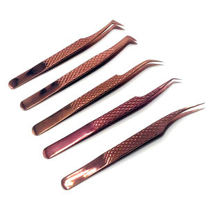 ชุดแหนบขนตาปลอมแบบปรับแต่งได้สีพลาสม่าสีกุหลาบทอง - Product Image 1