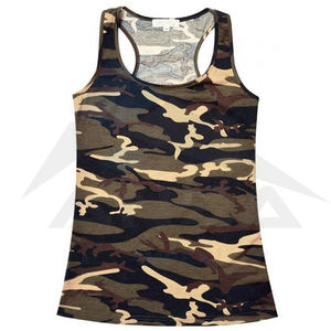 Débardeur en coton respirant à manches courtes pour femmes meilleure qualité en gros sublimé Singulet pour la course à pied haute visibilité - Product Image 3