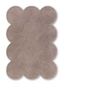 Principalement comme tapis tufté à la main de haute qualité en laine touffetée brodée abstraite pour le travail à domicile ensembles de chambre à coucher - Product Image 5