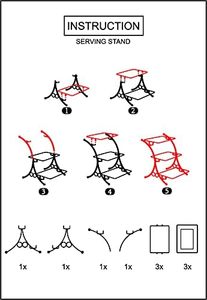 Soporte de exhibición rectangular de escalera de tres niveles de Ironworks - Product Image 3
