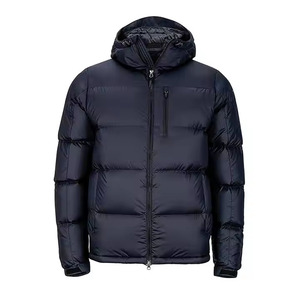 Veste d'hiver décontractée en tissu épais et chaud avec logo personnalisé avec col à capuche Veste en tissu téléchargé par Dress Sports - Product Image 1