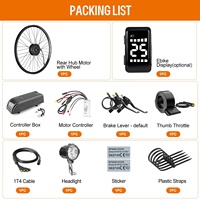 Kit de conversion de vélo électrique Bafang RM G0900 48V 750W en stock au Royaume-Uni, moteur de moyeu arrière pour vélos de 26'', 27.5'', 29'' et 700C