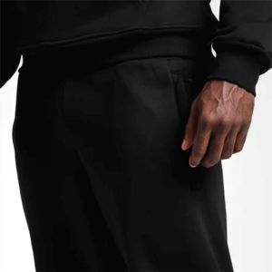 <b>Men's</b> Fleece <b>Pants</b> Warm Winter Sweatpants - Comfortable <b>Thermal</b> Casual Bottoms with Pockets for Outdoor Activities - Product Image 5