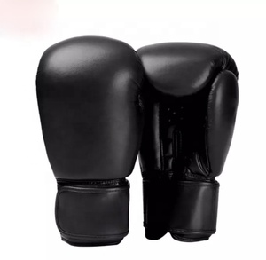 Alta calidad Cómodo 8oz Classic Pro Cowhide PU Guantes de boxeo de cuero Logotipo personalizado Equipo de artes marciales de alta calidad - Product Image 1