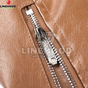 Venta caliente nueva moda hombres Stand Collar chaqueta de cuero transpirable piel de vaca para el invierno - Product Image 6