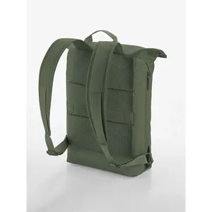 Simplicity <b>Roll</b>-Top Recycled Sustainable Gadgets <b>Backpack</b> Promotional Category - Product Image 4