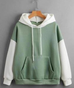 Sweat-shirt à capuche oversize en molleton pour femme, nouveau modèle en coton, simple, décontracté et confortable - Product Image 3