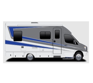 Autocaravana RV certificada con servicio eléctrico de 30 amperios, preparada para TV por satélite, litera abatible y luces LED. - Product Image 3