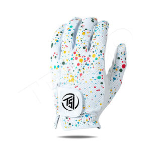 Guantes cómodos de cuero Pu de primera calidad transpirables con dedos abiertos para exteriores e interiores para juegos de golf para adultos - Product Image 6