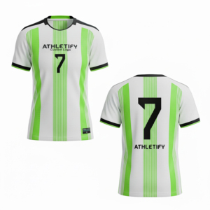 Camiseta de Equipo de Fútbol |   Camiseta de Fútbol Sublimada Personalizada 100% Poliéster, Servicio OEM, Corte Moderno para Entrenamiento y Competición - Product Image 1
