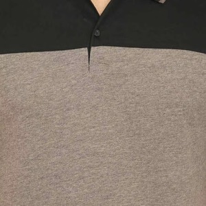 เสื้อเชิ้ตผู้ชายผ้าเจอร์ซีย์คอตตอนคุณภาพสูงสำหรับธุรกิจ แขนสั้น แห้งเร็ว คอตั้ง ขายส่ง - Product Image 5