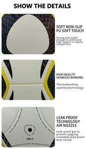 2025 match officiel formation ballon de football taille personnalisable liaison thermique en cuir PU Prime Collection de mode PFC-GF-122 - Product Image 3