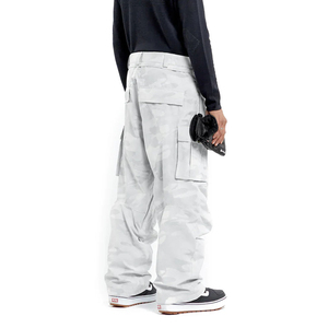 Pantalones de Esquí Personalizados para Hombre, Transpirables, Impermeables, de Polartec, Estampados, Holgados, Estilo Urbano, para Nieve - Product Image 2