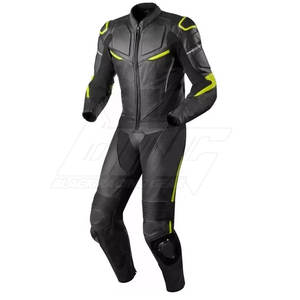 Vente en ligne personnalisée Combinaison en cuir pour motocyclette Combinaison en cuir pour motocyclette fabriquée en gros au Pakistan - Product Image 4
