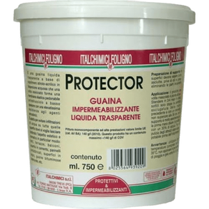 Revestimiento de Goma Transparente Líquido de 750 ml, Impermeabilizante Ecológico, Diseño Minimalista, para Exteriores, Edificios, Baños - Product Image 1