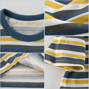 Enfant en bas âge garçon tricoté coton t-shirt personnalisé Applique Boutique vêtements été enfants garçon vêtements chemises fabriquées au Bangladesh - Product Image 6