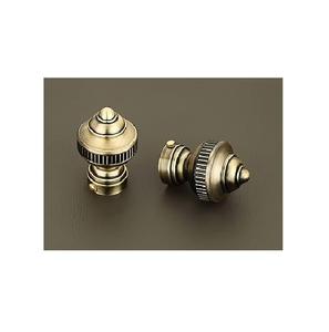 Top Deals Brass Antique Finished Zinc Alloy <b>Curtain</b> Bracket <b>Door</b> and Window Fitting Finials with Heavy Supports - Pack of 2 Set - Product Image 1