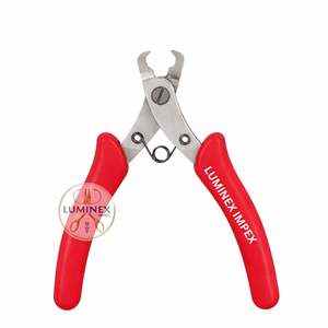 Precision Zipper Nippers Jewelry Wire Cutter Pliers High Quality Light <b>Weight</b> Black Stainless Steel Hand Tool Spring for Ring - Product Image 3