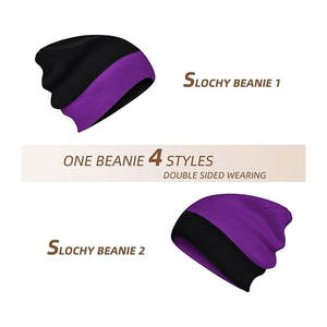 Gorros con puños acrílicos superventas con logotipo personalizado Fabricante de gorros de hombre Gorro de punto Jacquard Sombreros de invierno - Product Image 3