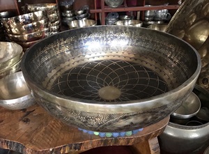 Cuenco Tibetano para cantar, regalos hechos a mano y manualidades, cuenco para cantar de meditación de Buda curativo con sonido, cuenco martillado de Metal tibetano hecho en Nepal - Product Image 4