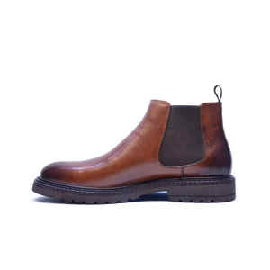 รองเท้าเชลซีหนังแท้ราคาส่ง รุ่นล่าสุด ขายดี ป้องกันรอยยับ คุณภาพสูงสำหรับผู้ชาย ฤดูหนาว ปรับแต่งได้ตามต้องการ - Product Image 5