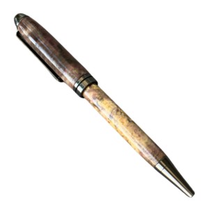 Handcrafted Ballpoint <b>Pen</b> with <b>Green</b>-Red-Blue Resin Body Retirement Graduation Gift Made in VietNam Serpentine Collection - Product Image 3