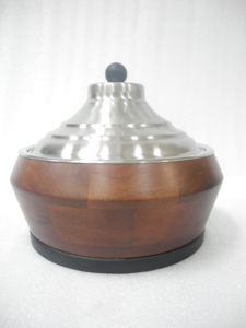Olla caliente con Acabado niquelado para servir alimentos, cazuela aislada para servir alimentos, olla caliente para decoración de mesa de Hotel - Product Image 5