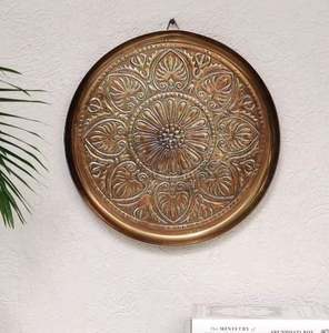 Handmade <b>Metal</b> Wall Hanging Unique Pattern Design Plate for Living Room Decor for Christmas Gifts Awards Parking Warning Purpose - Product Image 2